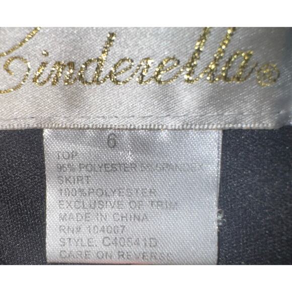 Cinderella Couture Girls 6 Dress Special Occasions Formal Velvet Sequins Party - Picture 9 of 10